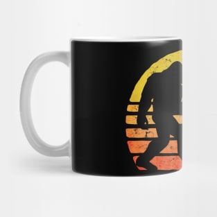 Bigfoot takes his pitbull for a walk Mug